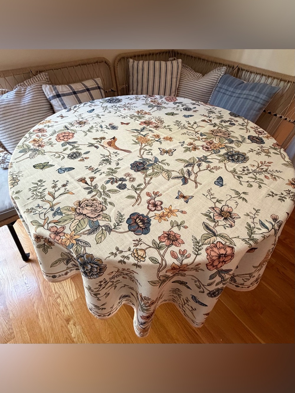 NEW French Country SQUARE Tablecloth for Mahjong or Dining 66"x66"